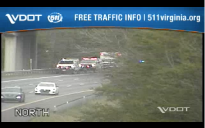 Wreck closes lanes on Interstate 95 Tuesday